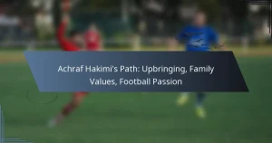 Achraf Hakimi’s Path: Upbringing, Family Values, Football Passion